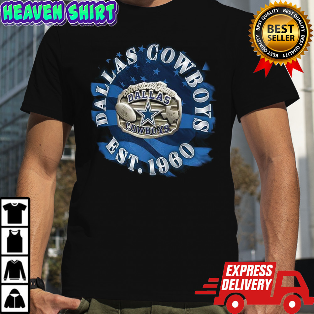Dallas Cowboys NFL est 1960 American flag shirt