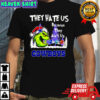 Dallas Cowboys x Grinch Christmas They hate us because they ain’t us shirt