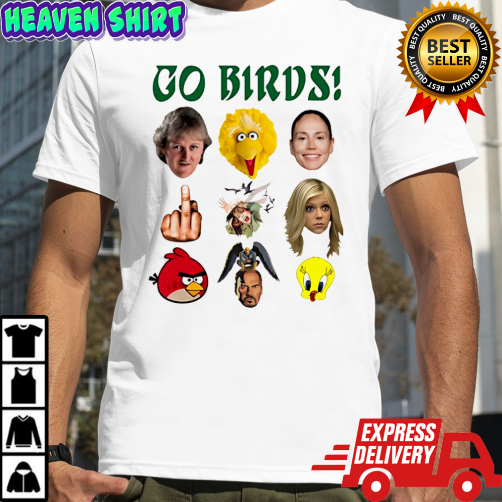 Danny DeVito Big Bird Kaitlin Olson It’s Always Sunny in Philadelphia characters Go birds shirt