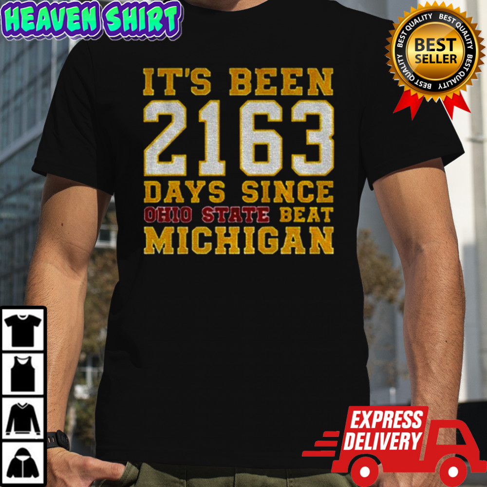 Dave Portnoy wearing It’s been 2163 days since Ohio State beat Michigan shirt