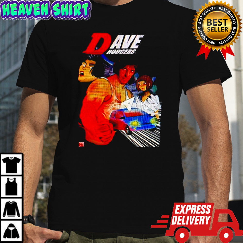 Dave Rodgers anime or action movie poster shirt