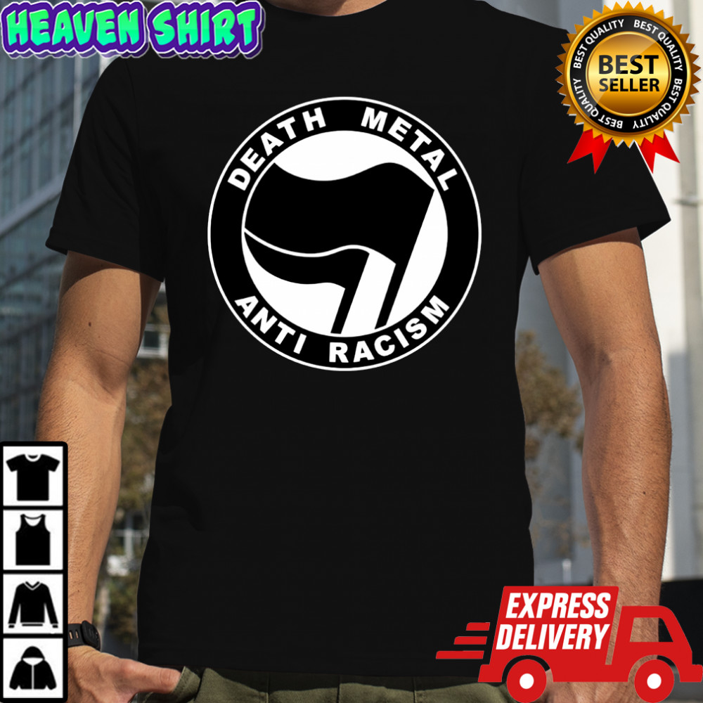 Death Metal Anti Racism Anti Fascist Action Antifa logo shirt