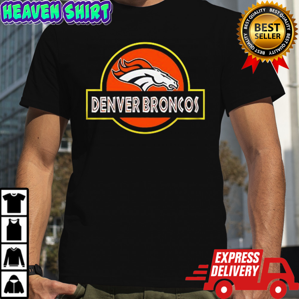 Denver Broncos x Jurassic Park life finds a way shirt