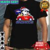 Denver Broncos x Snoopy and Woodstock driving car shirt