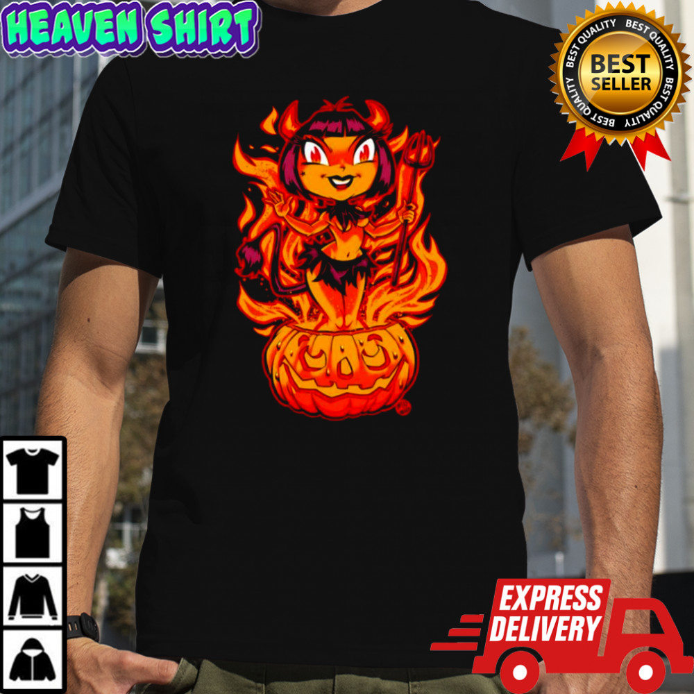 Devil Doll X BeastWreck Halloween Pumpkin Monster shirt