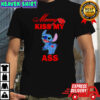 Disney Stitch Christmas Xmas Merry kiss my ass Shirt