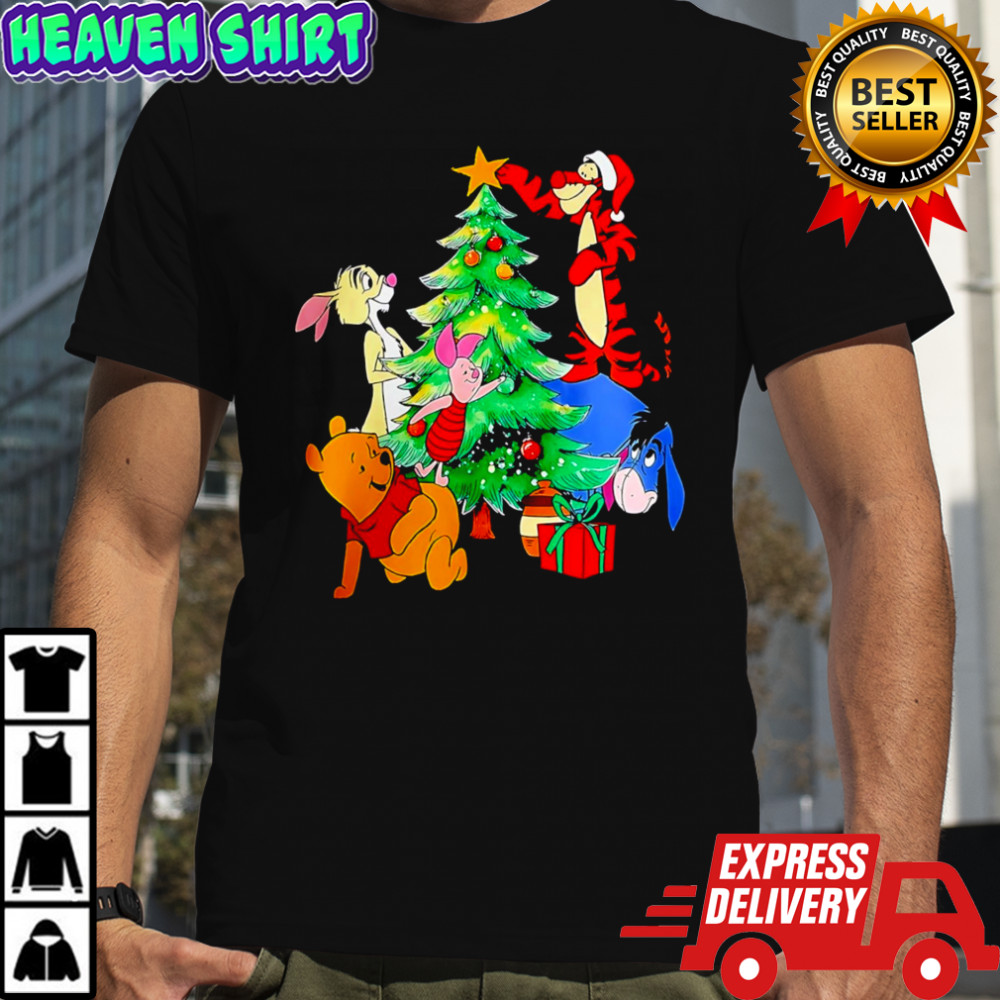 Disney Winnie The Pooh Holiday Light-Up Cartoon 2025 shirt