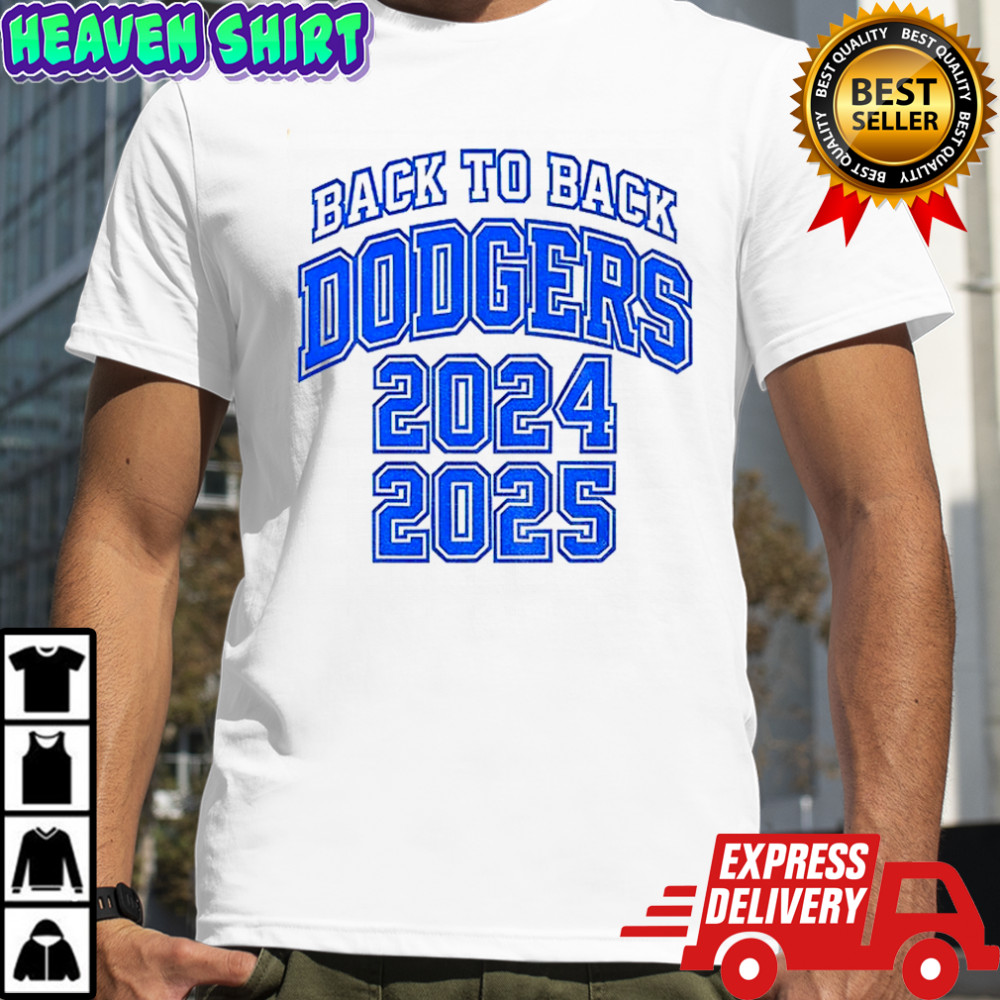 Dodgers Back to Back 2024-2025 shirt
