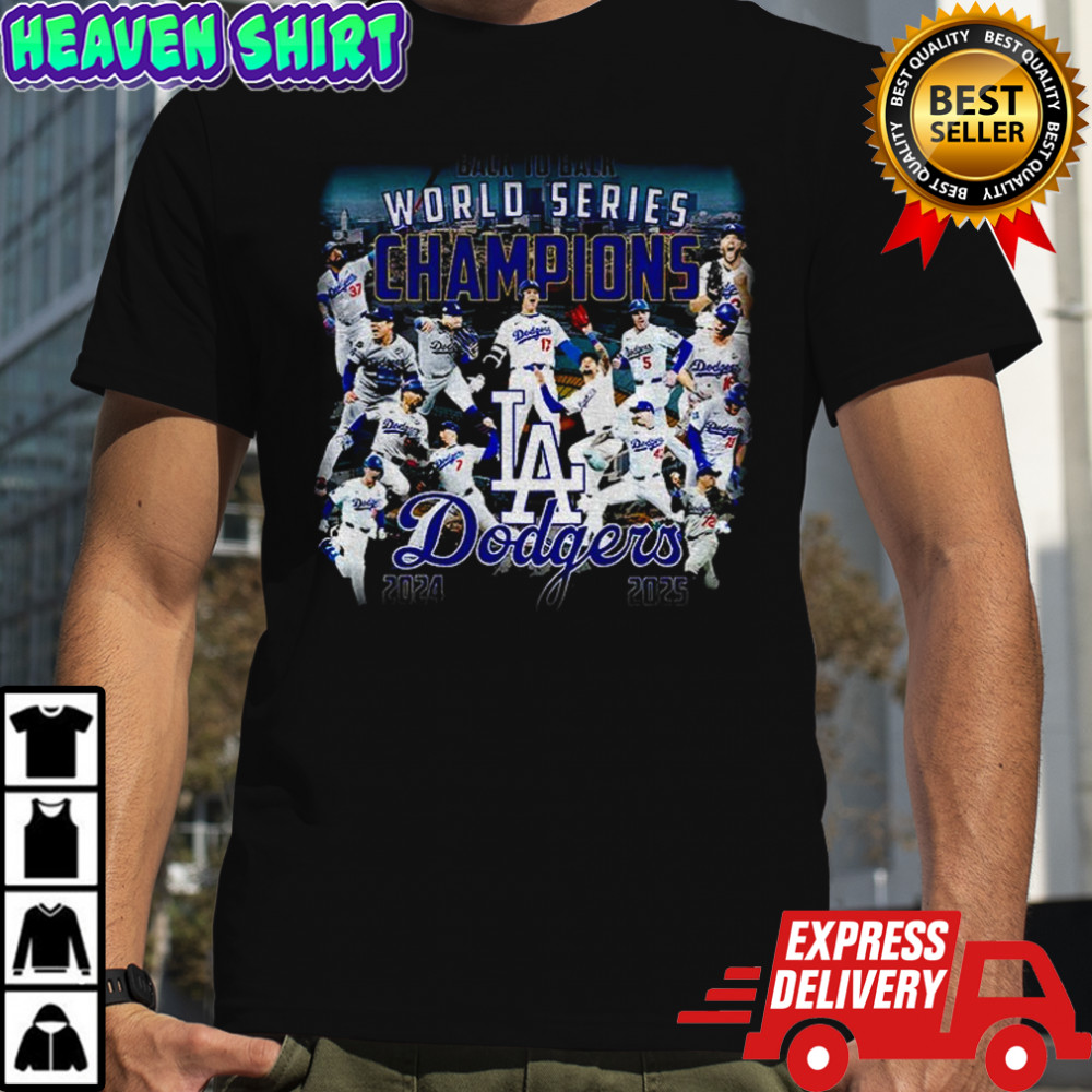 Dodgers Back to Back Champions 2024-2025 shirt