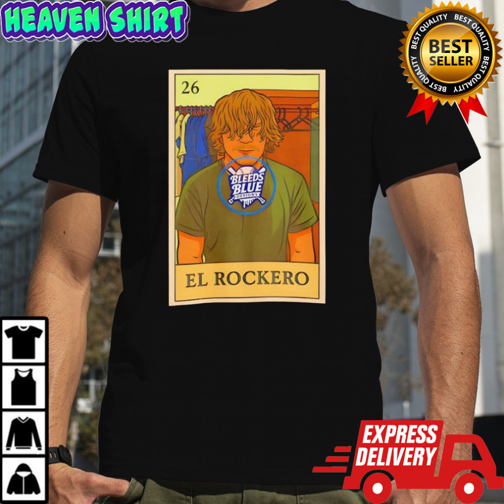 Dodgers Kike El Rockero Loteria Card shirt