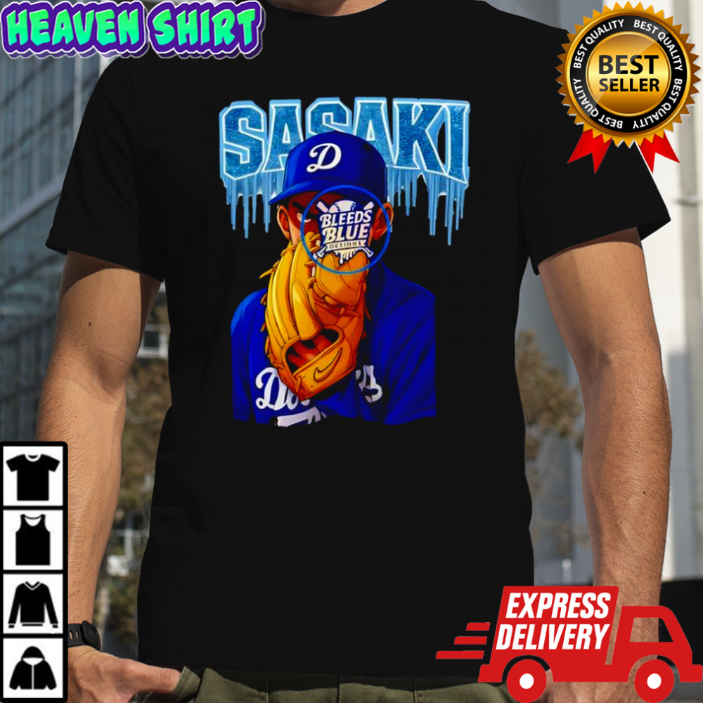Dodgers Roki Sasaki Ice Anime shirt