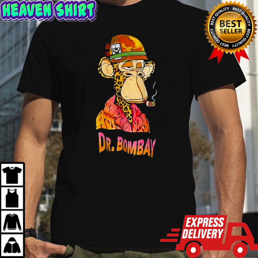 Dr Bombay Snoop Dogg Monkey smoking shirt