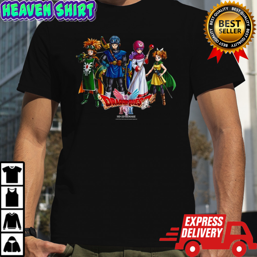 Dragon Quest I & II HD-2D Remake Heroes T-Shirt