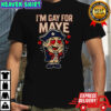 Drake Maye New England Patriots NFL Football I’m gay for Maye cartoon shirt