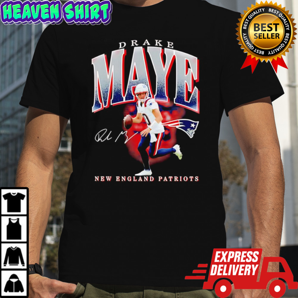 Drake Maye New England Patriots player hype shirt