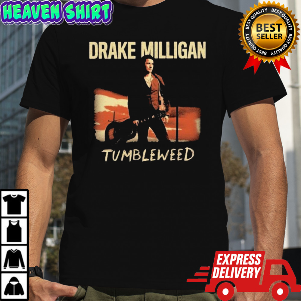 Drake Milligan Tumbleweed Guitar Album T-shirt