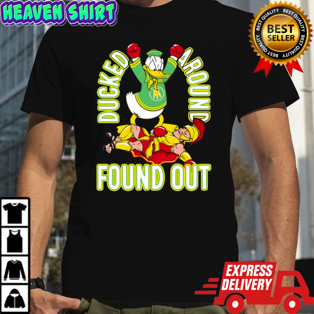 Ducked around found out Oregon Ducks beat USC Trojans shirt
