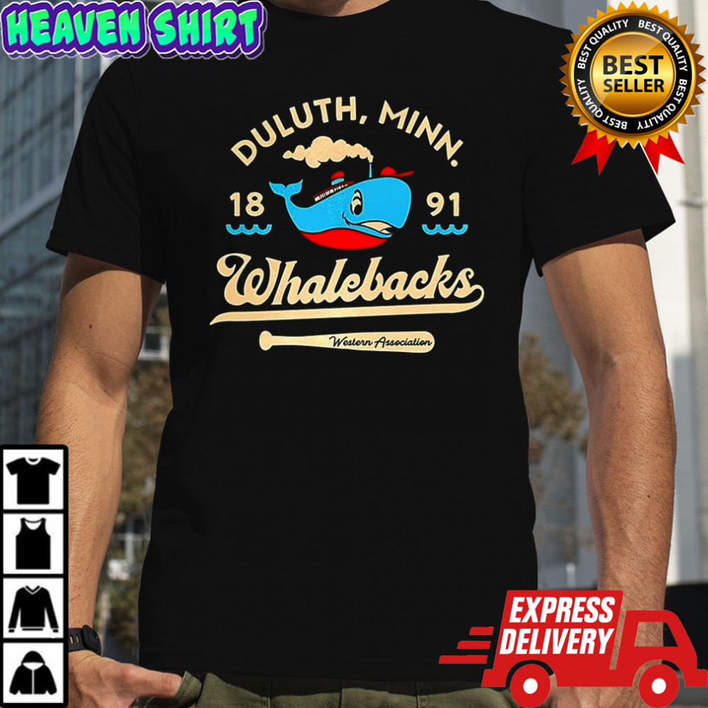 Duluth Whalebacks Minnesota defunct baseball teams est 1891 vintage shirt