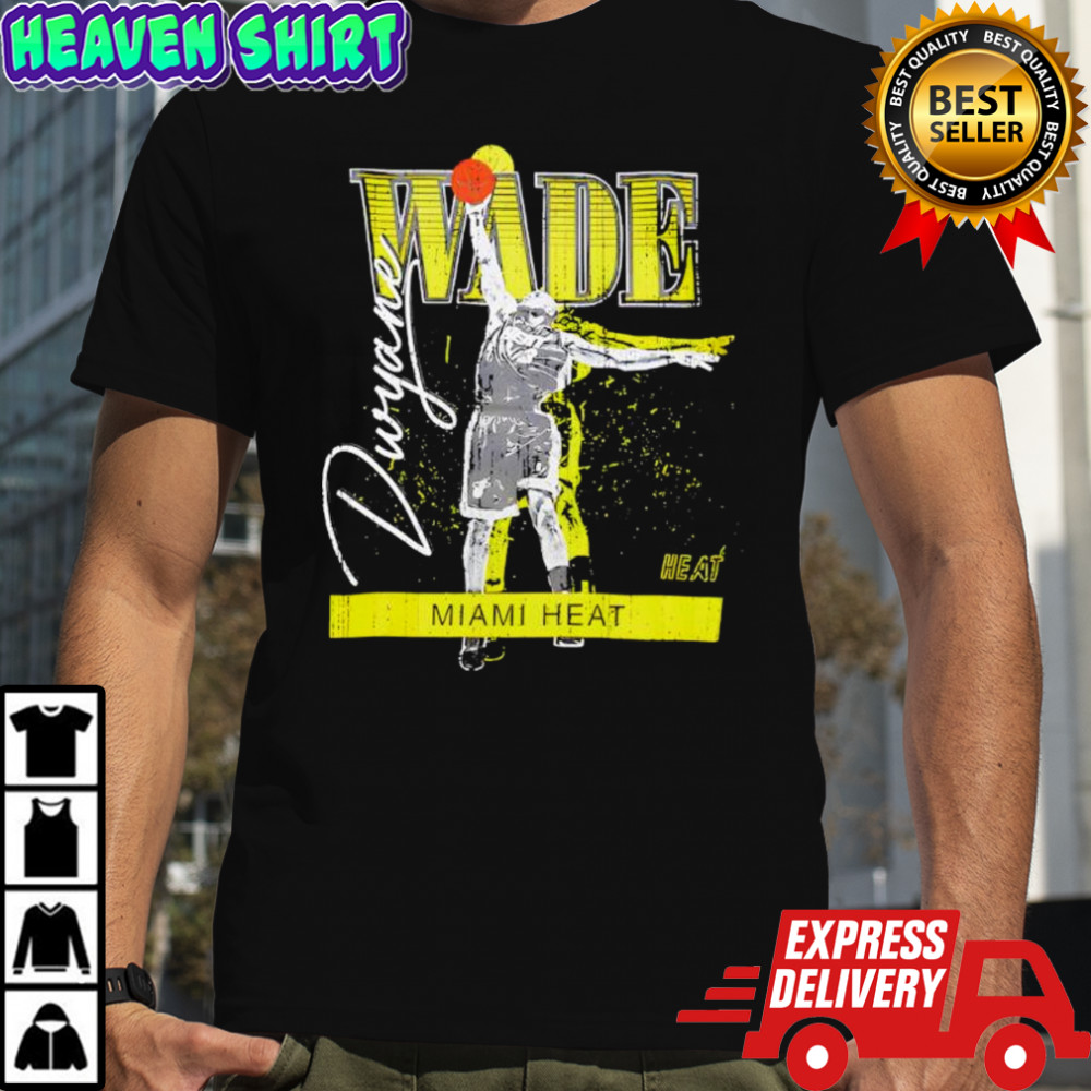 Dwayne Wade Miami Heat Mitchell & Ness Neon Pop signature shirt