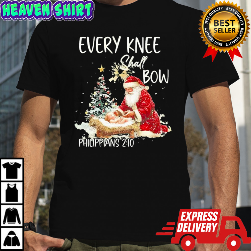 Every Knee Shall Bow Christmas shirt