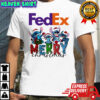 FedEx Express x Stitch Merry Christmas Shirt