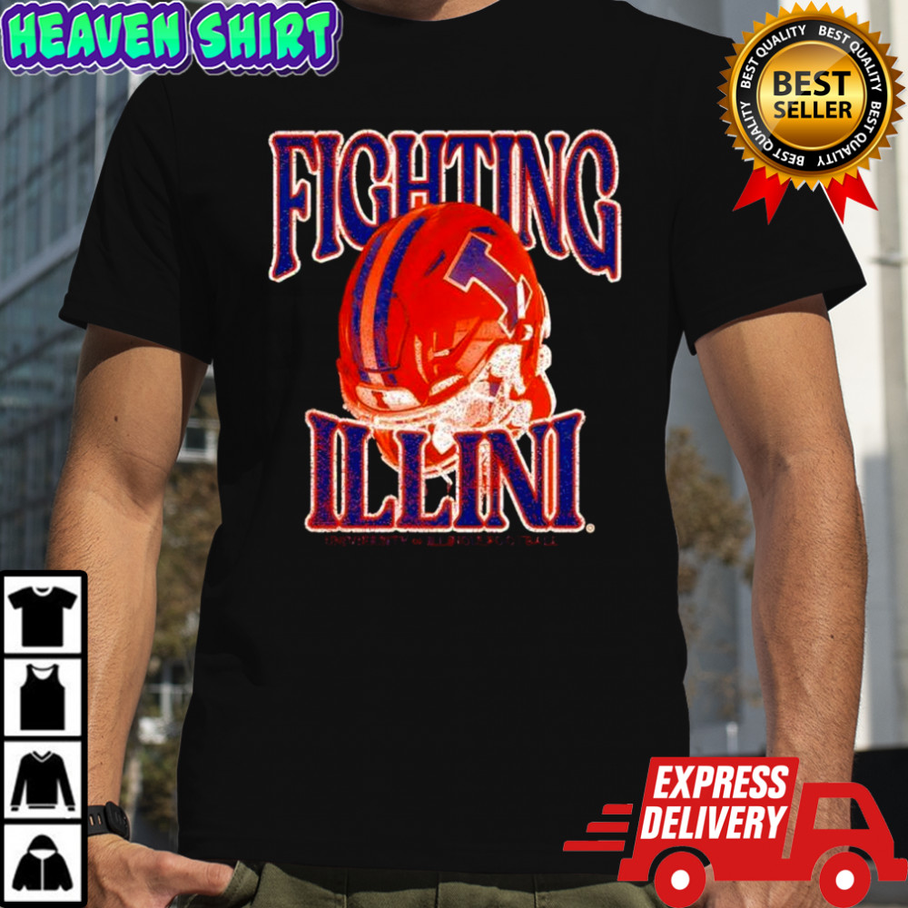 Fighting Illinois Football Helmet shirt