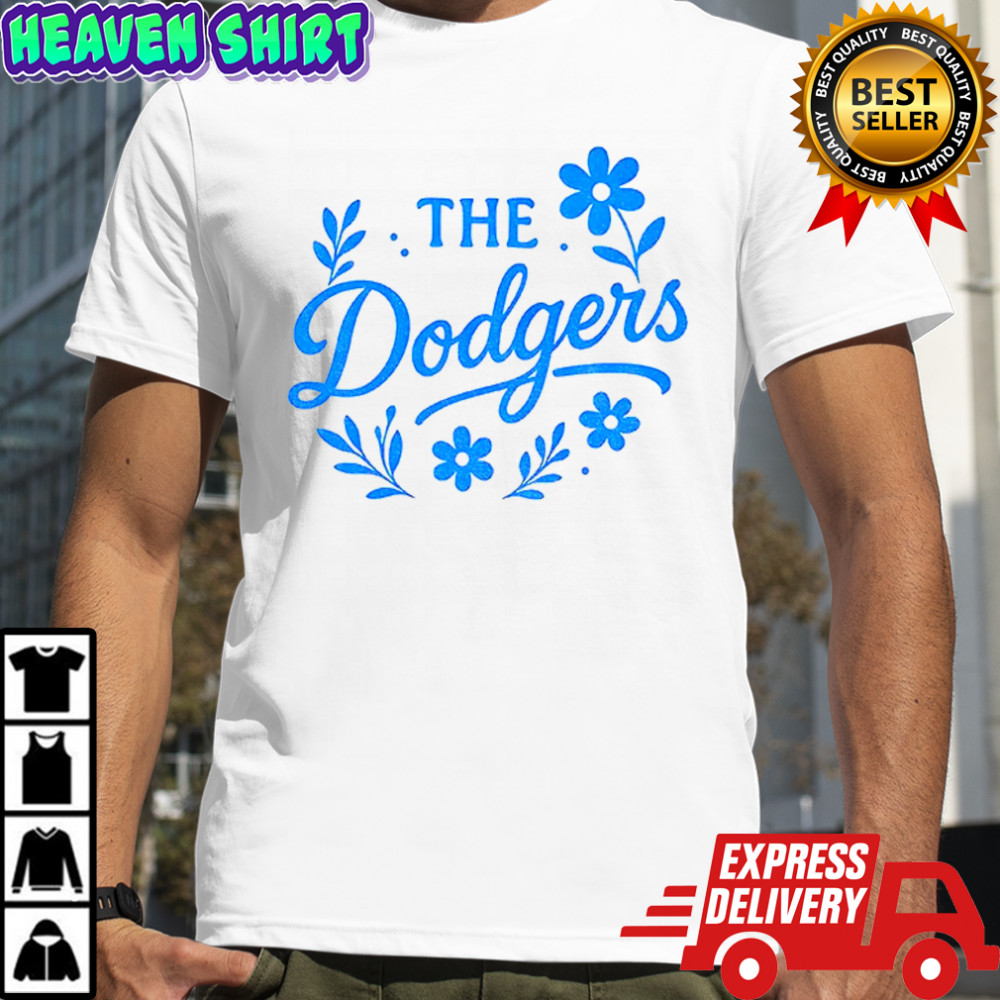 Floral Dodgers World Series 2025 Los Angeles Baseball shirt