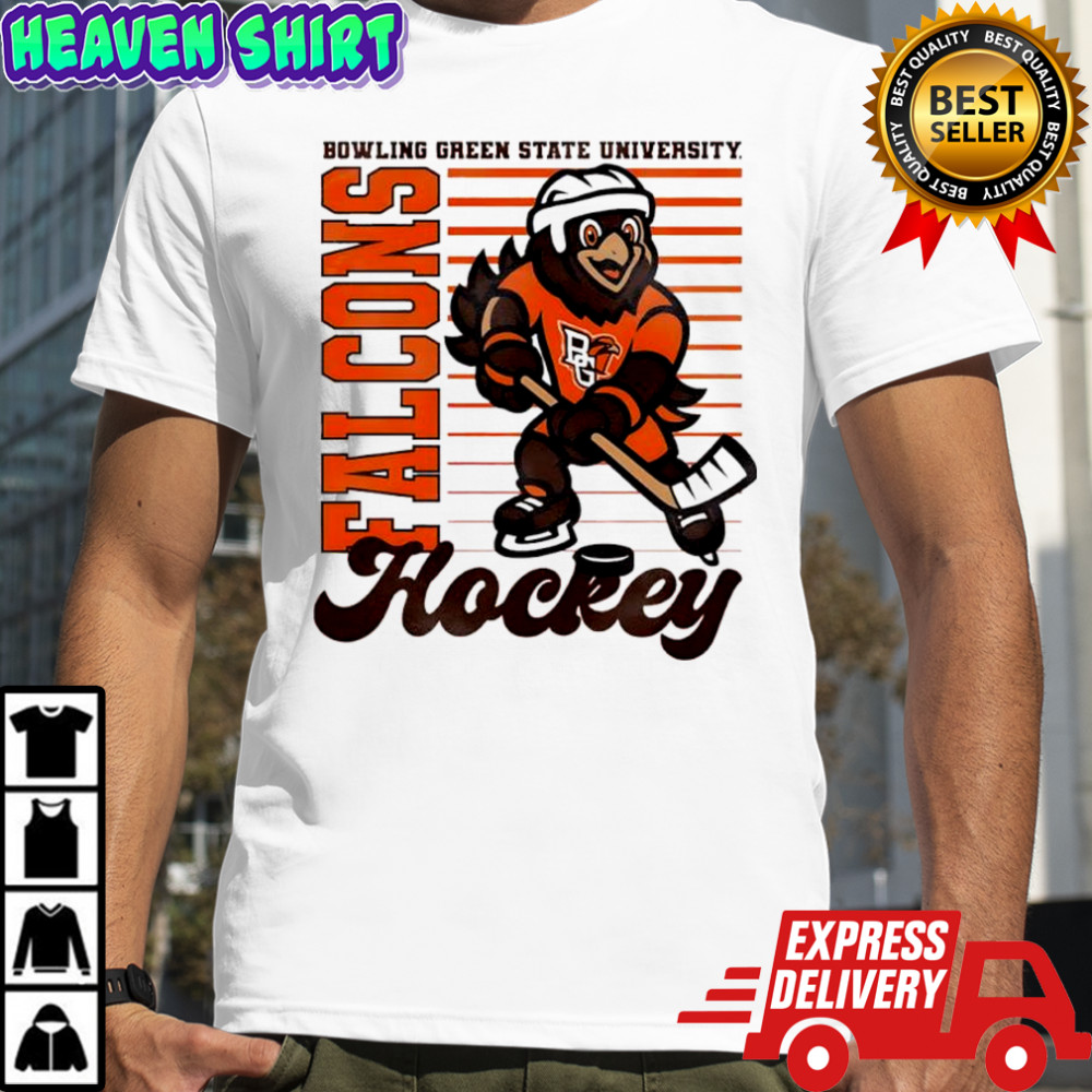 Freddy Falcon Hockey Bowling Green State University mascot shirt