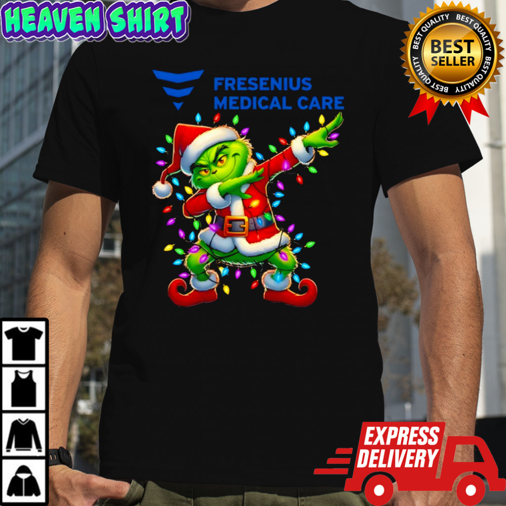 Fresenius Medical Care x Grinch Lights Dabbing Christmas shirt