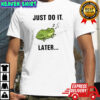 Frog just do it later sleeping shirt