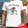 Frog Scooter Off to be Jolly Christmas shirt