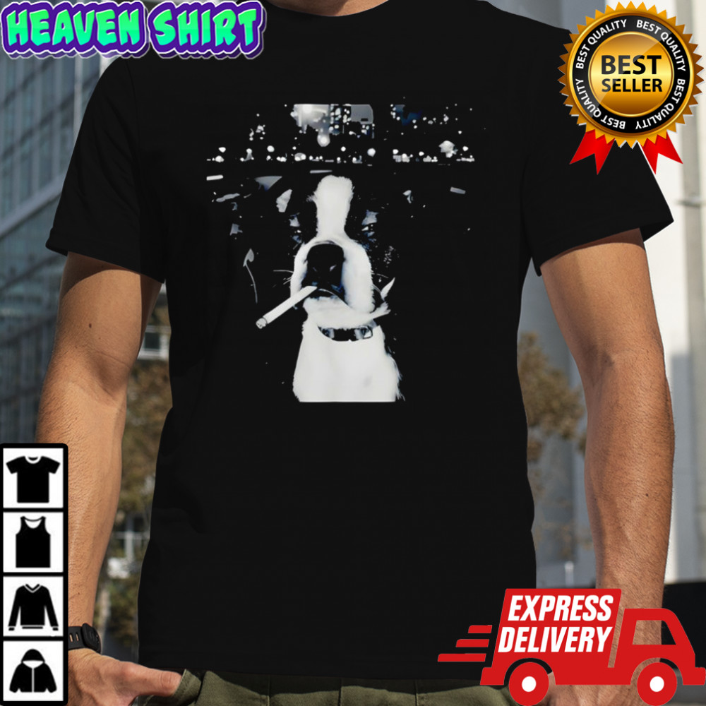 Funny Smoking Dog Meme shirt