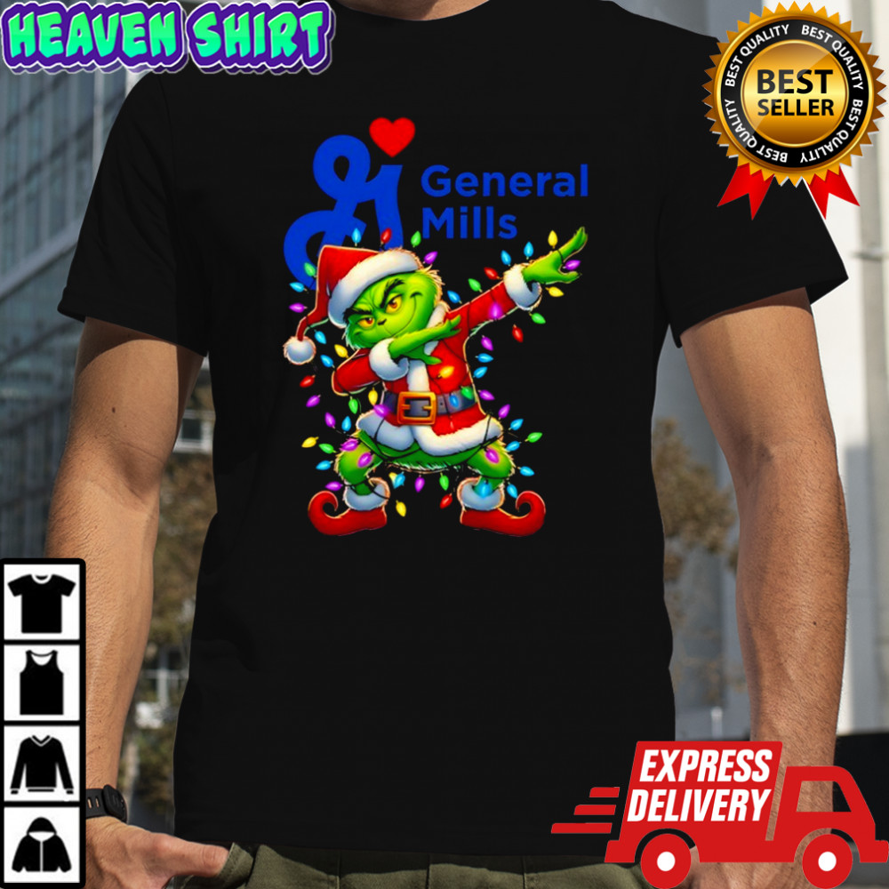 General Mills x Grinch Lights Dabbing Christmas shirt