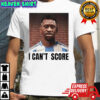 George Floyd I Can’t Score Messi Shirt