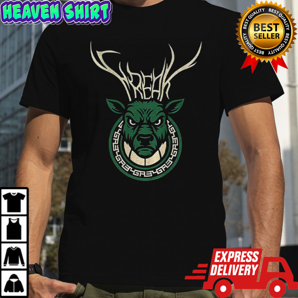 Giannis Antetokounmpo Milwaukee Bucks Deer Freak logo shirt