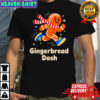 Gingerbread Dash running marathon Merry Christmas shirt
