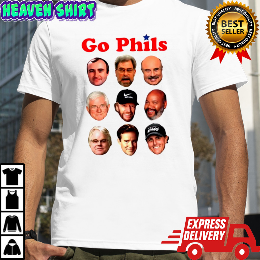 Go Phils And Phillips Big Heads Coach History shirt