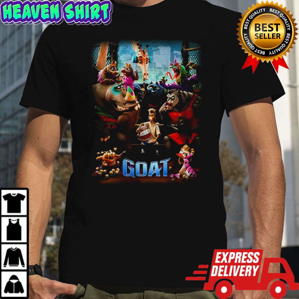 GOAT Greatest of All Time cartoon shirt