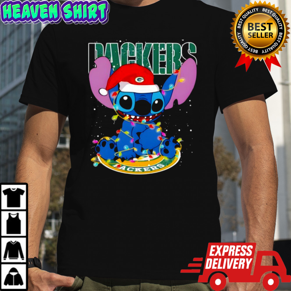 Green Bay Packers Football Noel Stitch Christmas Shirt