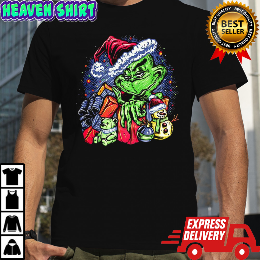 Grinch A grumpy present Christmas shirt