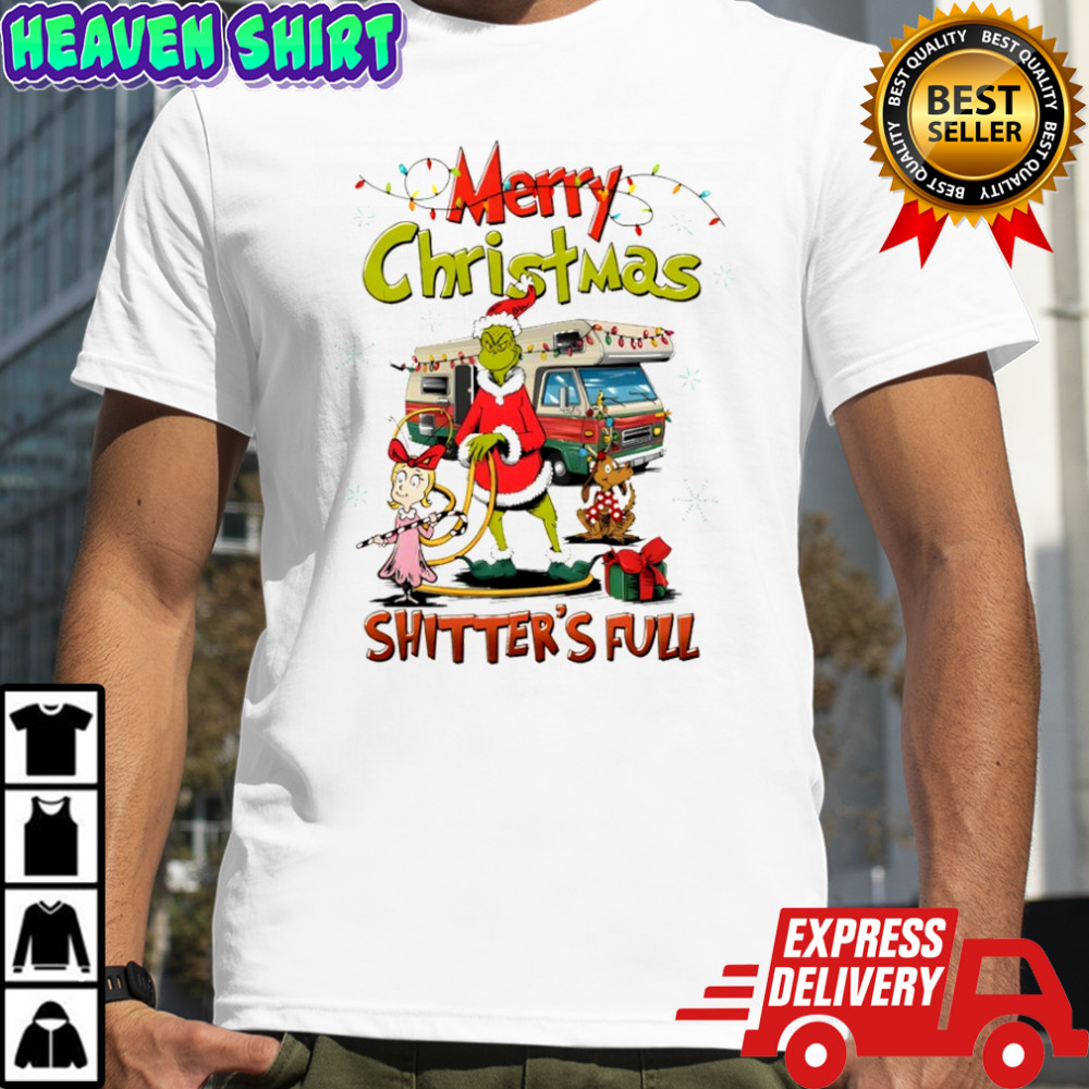 Grinch and Max Merry Christmas Shitter’s Full shirt