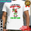 Grinch Christmas i am my mom’s meanest child and no i do not care shirt