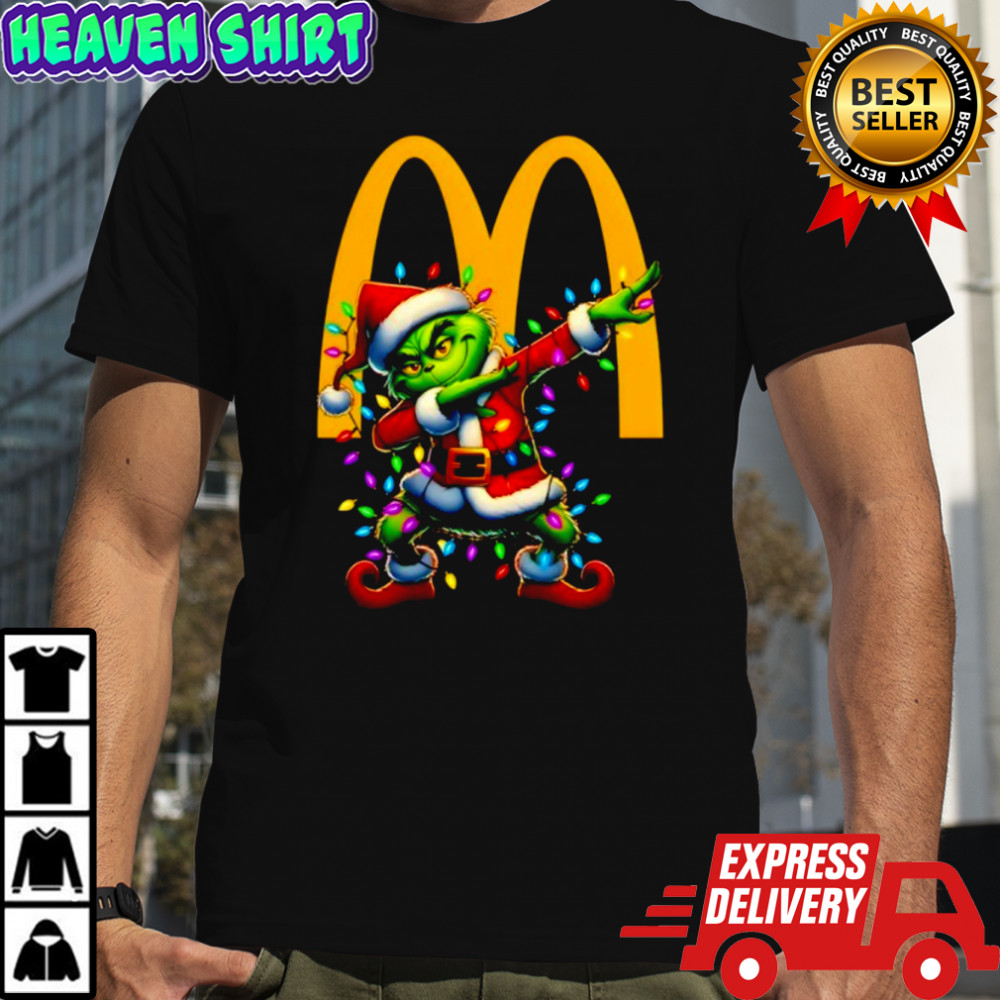 Grinch Lights Dabbing Christmas x McDonald’s shirt