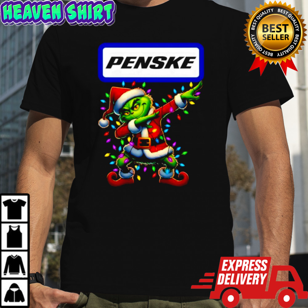 Grinch Lights Dabbing Christmas x Penske shirt