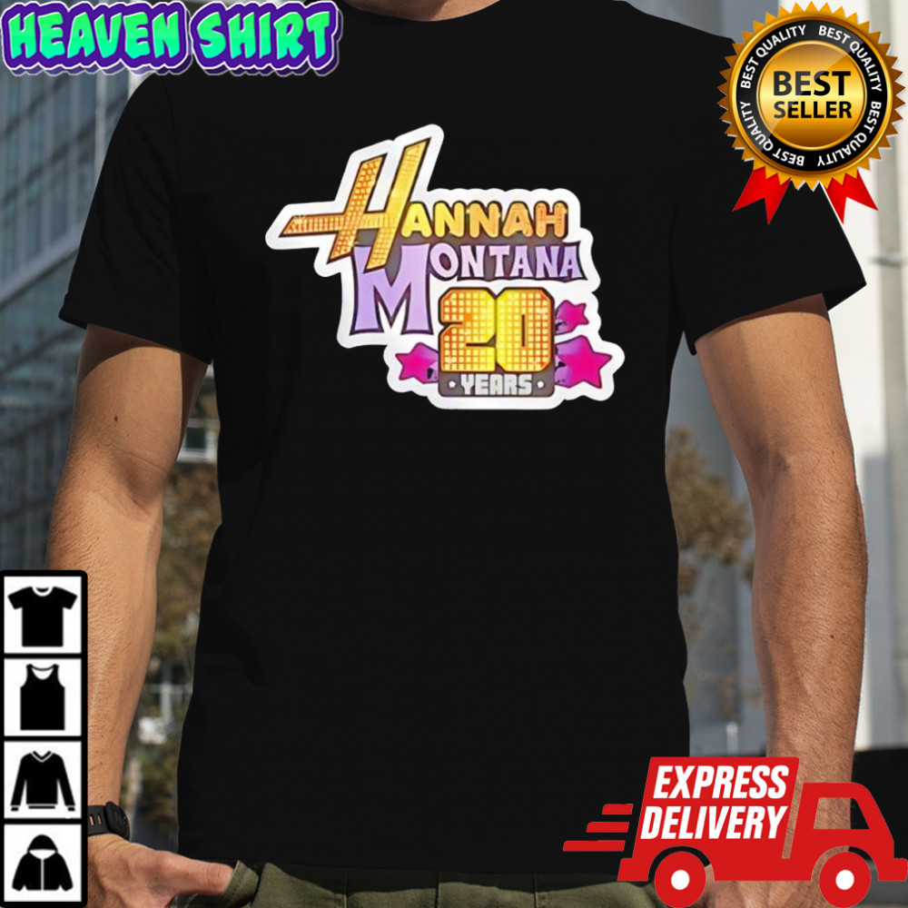 Hannah Montana 20 years Logo shirt