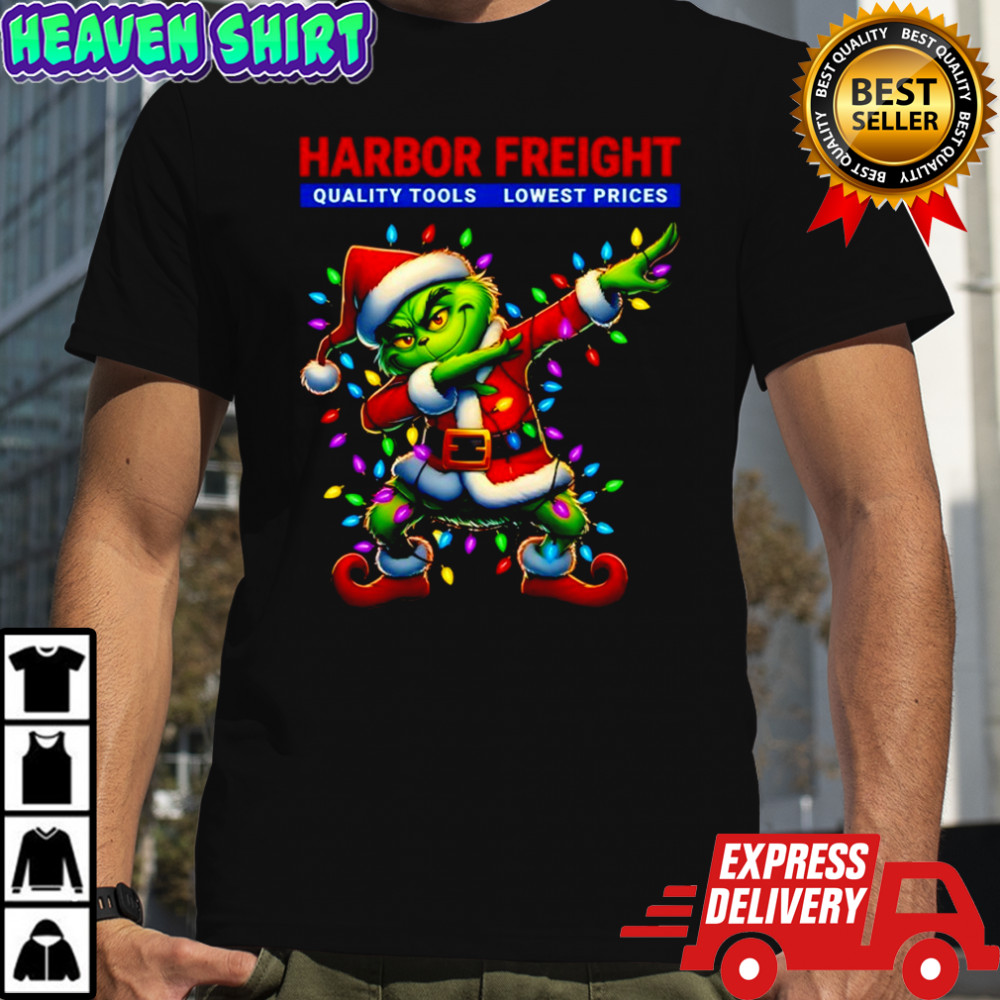 Harbor Freight Tools x Grinch Lights Dabbing Christmas shirt