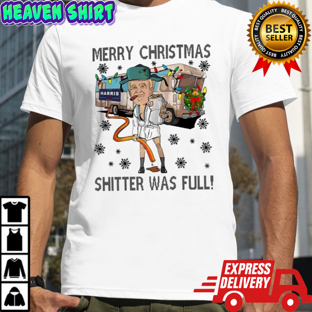Harris Merry Christmas Shitter Was Full shirt