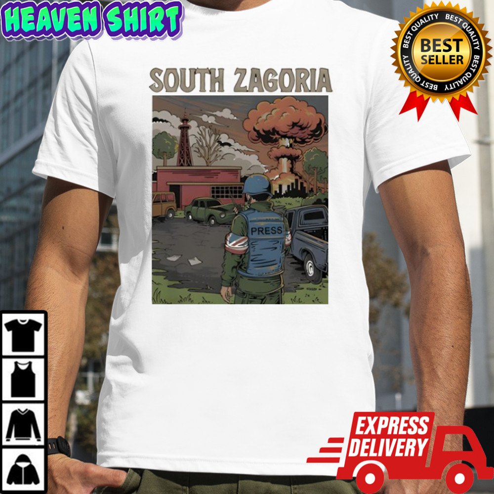 Hey Barmby South Zagoria graphic shirt