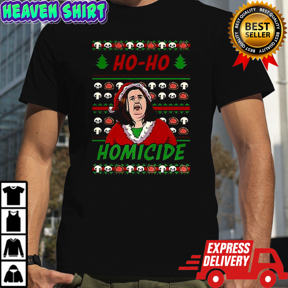 Ho-Ho Homicide Ugly Christmas shirt