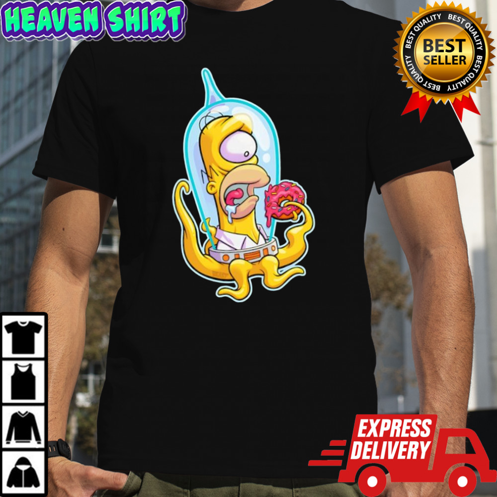 HO-MAR Simpsalien Homer Simpson BeastWreck Halloween character shirt